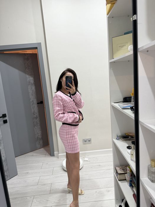 Твидовый костюм 40-42