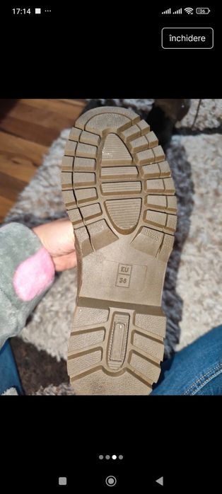 Ghete piele mărimea 36