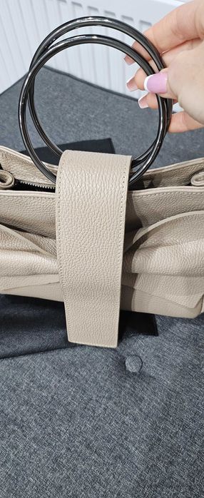 Чанта Vera, естествена кожа, нова, 100 лв.