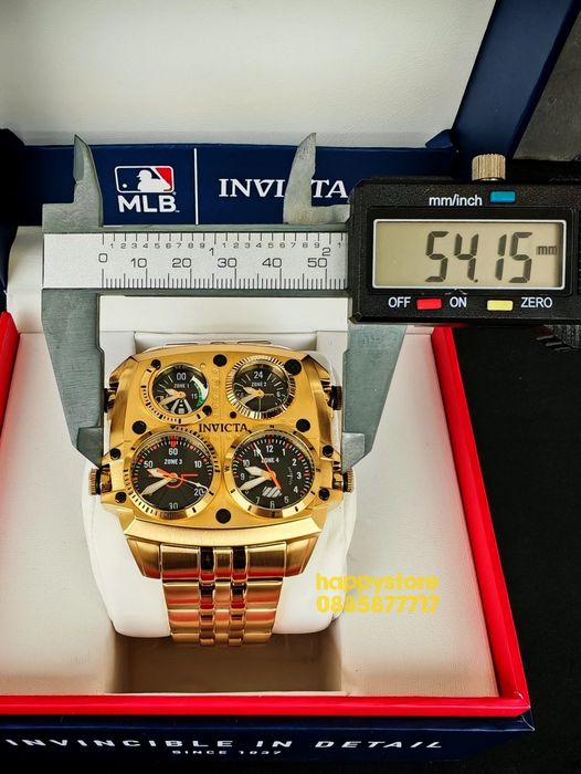 INVICTA Zulu Gold 54 mm, Инвикта нов мъжки часовник