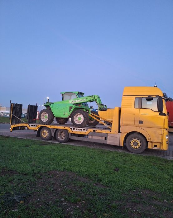 Tractari auto, Camioane, transport utilaje grele buldo,taf,manitou