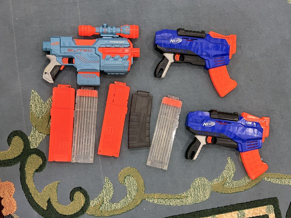 Nerf бластеры игрушки