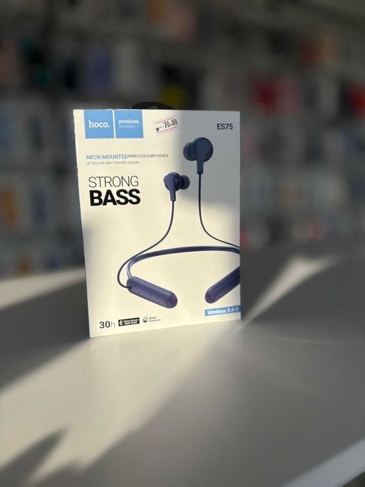 Casti Wireless Hoco,Ear Buds, 200mAh, Neck Holder, MultiFunction