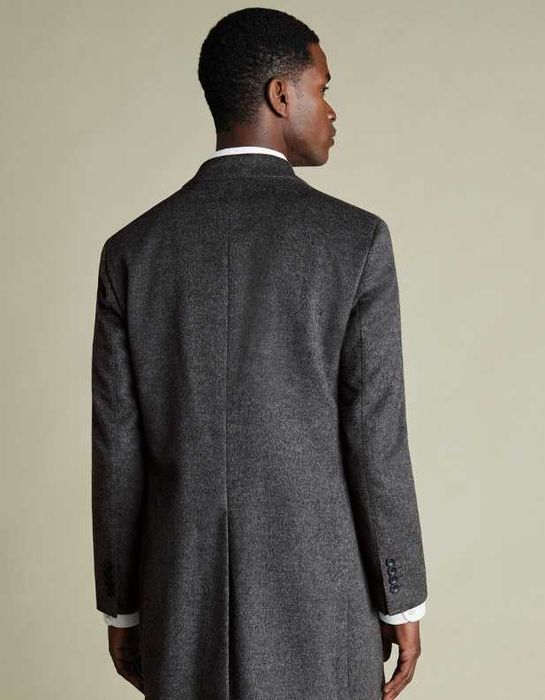 Palton slim premium SUIT 52 XL lana moale respirabila