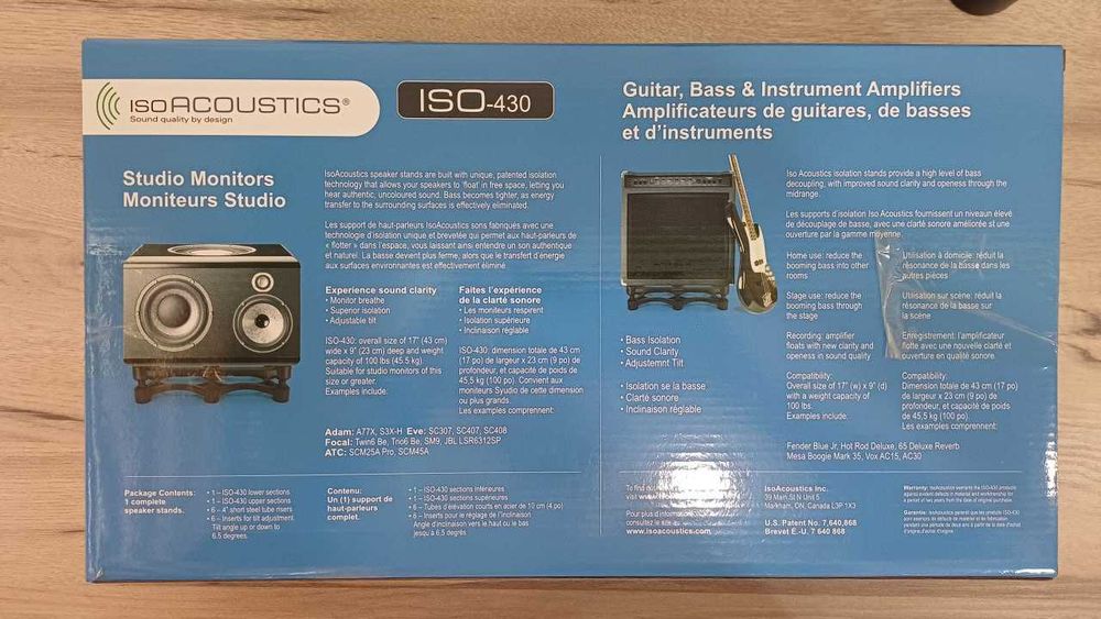 Антивибрационная подставка для мониторов IsoAcoustics ISO-430