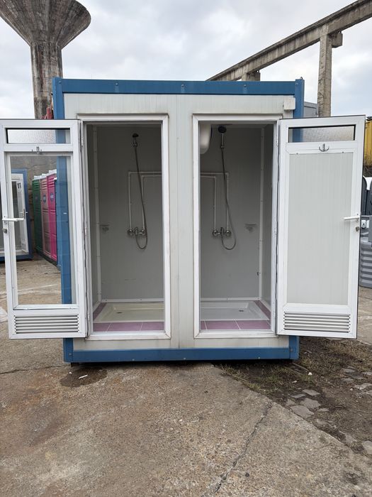 Cabina dus dublu din structura metalica si panou sandwic