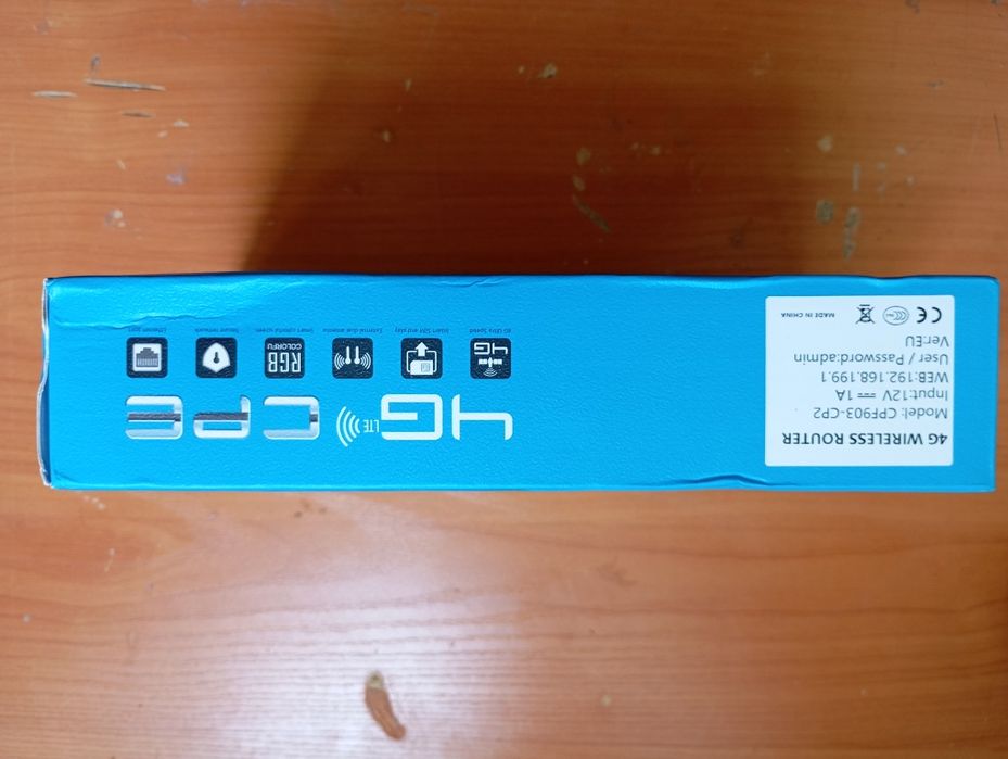 WiFi router 4G, sim karta