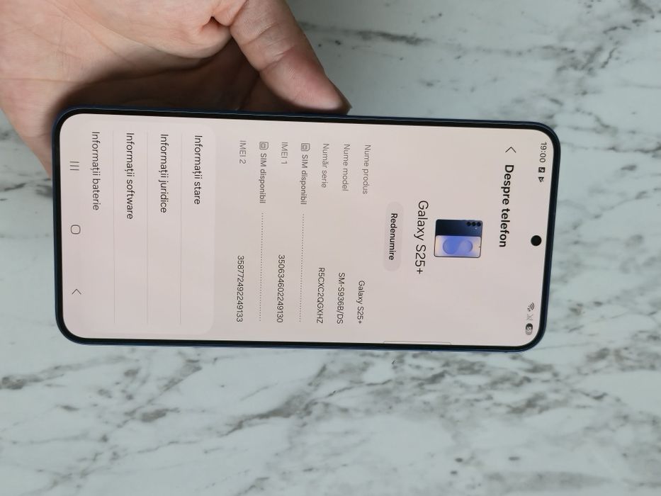 Vand/Schimb Samsung S25 Plus 256gb