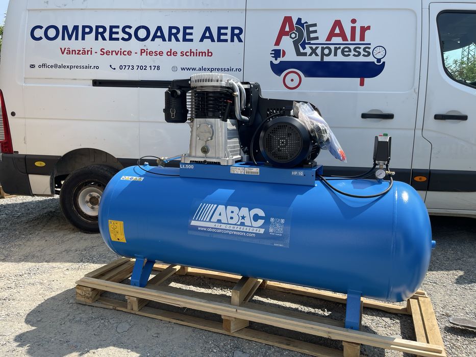 Compresor cu Piston 500l ABAC /10HP / 7,5kw / 11Bar/ Compresoare aer
