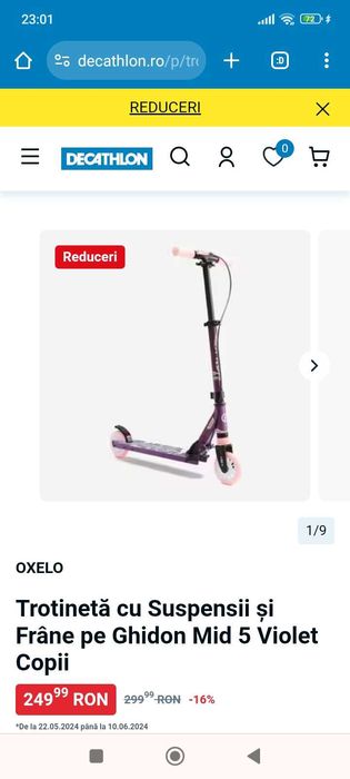 Trotineta Decathlon