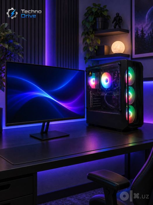 !H610/I5 12400F/16Gb/512Gb/Rx580 Монитор 24 144hz