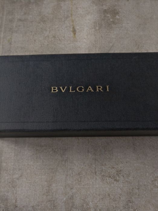 BVLGARI Ballpoint Pen Black & Silver