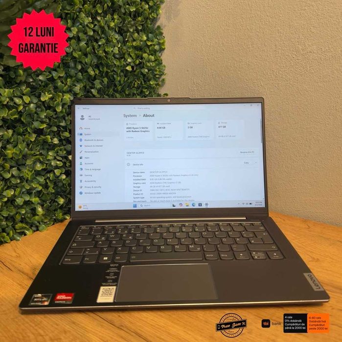 Lenovo IdeaPad 5 14" AMD Ryzen 5 5625U SSD 512GB RAM 8GB DDR4 - GARANTIE 12 LUNI | TrueGSM