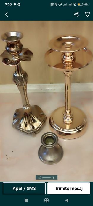 Sfeșnice metalice modele deosebite