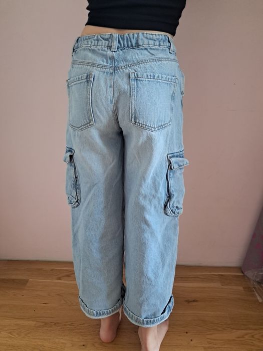 Дънки за момиче 134/140см, 9-10г