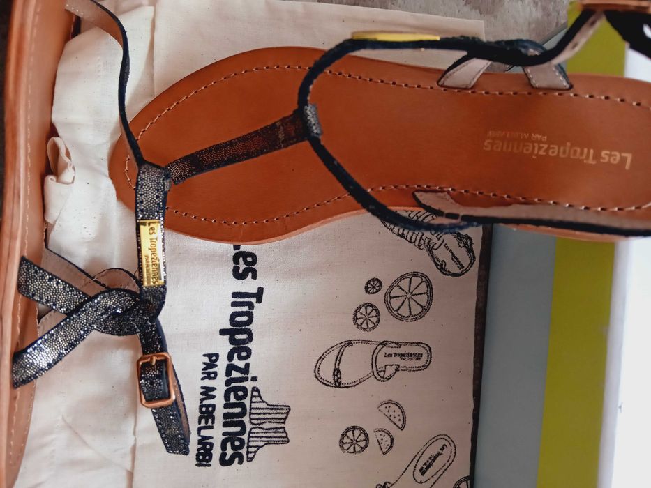 Les Tropeziennes/Nike/Clarks N39 сандали ест.кожа