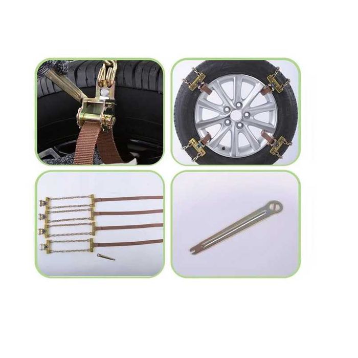 Комплект двойни вериги Mercado Trade, За сняг, За гуми, 185 - 265мм.