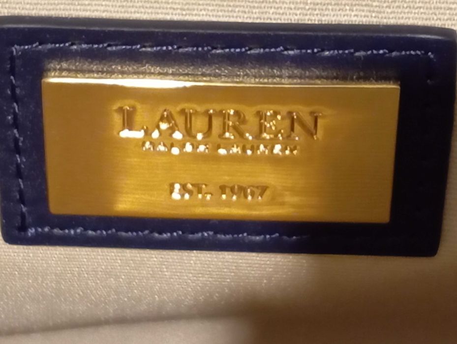 Geanta Ralph Lauren dama din piele naturală