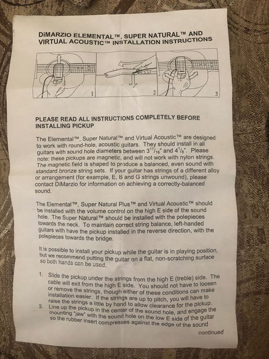 Звукосниматель DIMARZIO DP136RW Super Natural Plus