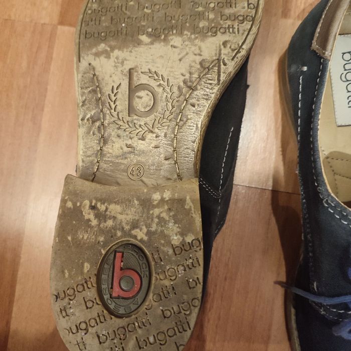 Bugatti - Pantofi bărbați 43 - originali - bleumarin