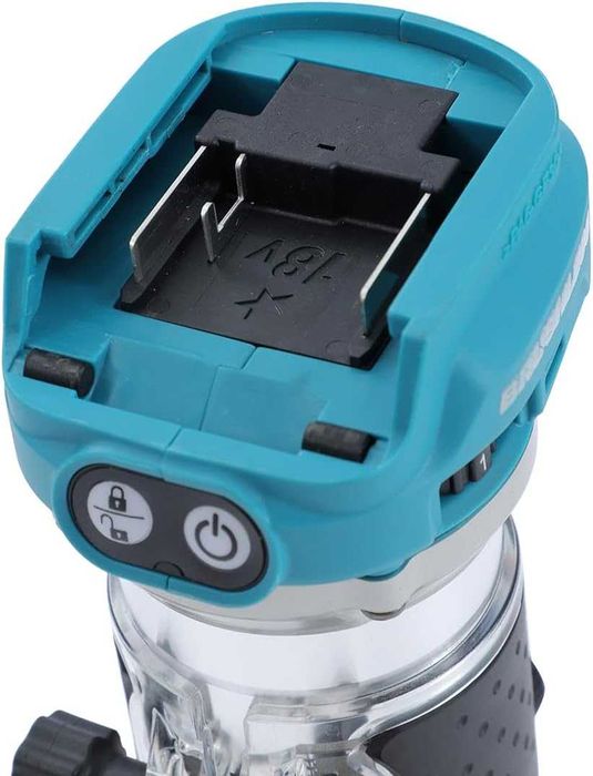 Mașină de frezat pentru lemn fără fir KATSU FIT-BAT cu motor fără perii, compatibilă cu acumulatori 18V, pentru profilare, laminare și îmbinări