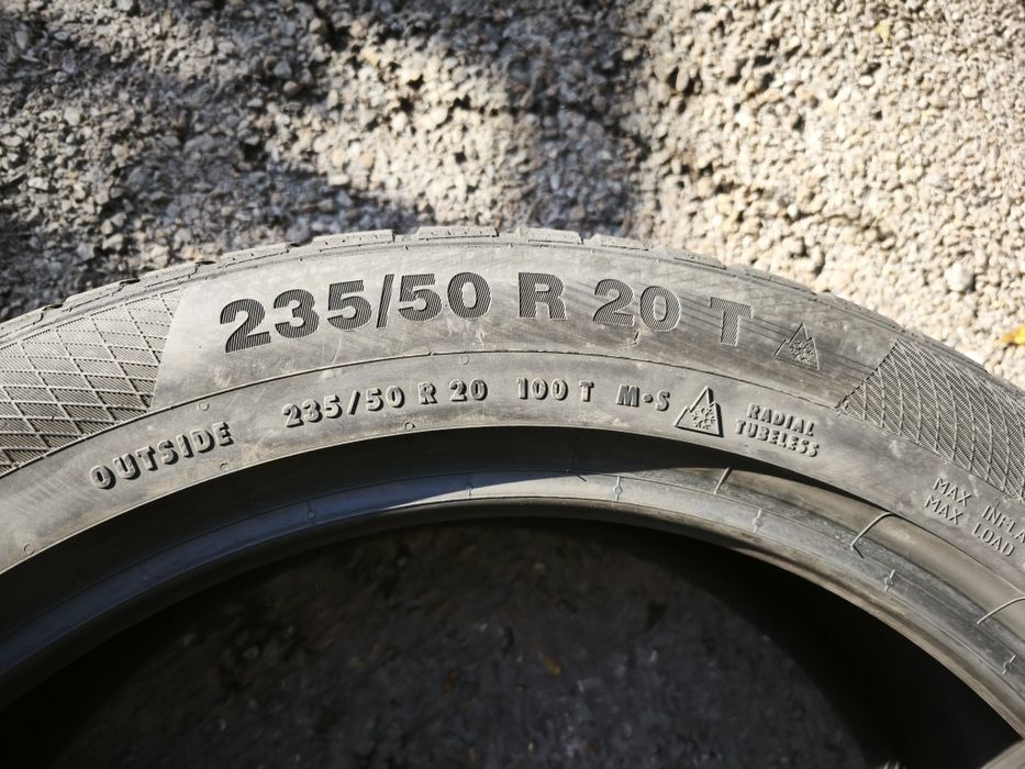 235/50/20" 2бр Continental winter contact ts 850,dot2821,6mm