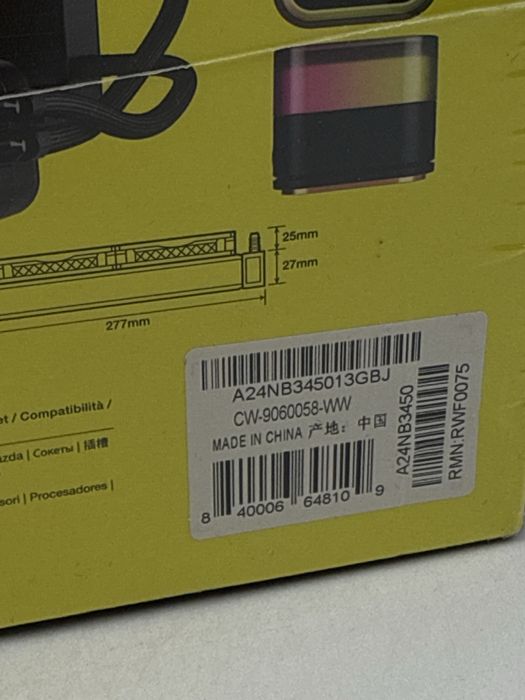 Cooler Procesor Corsair H100i RGB ELITE, compatibil AMD/Intel Nou G