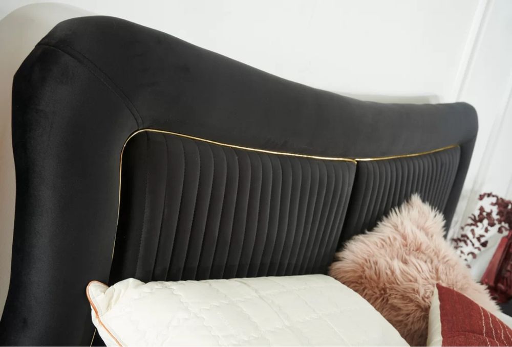 Тапицирано легло Comfort Zone Черно