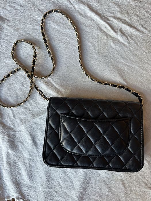 чанта chanel woc естествена кожа