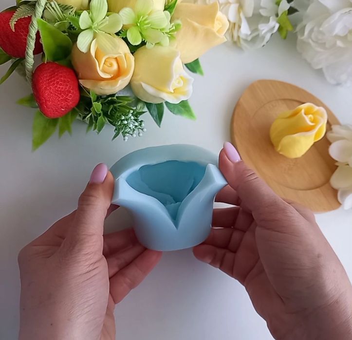 Силиконовый молд Роза