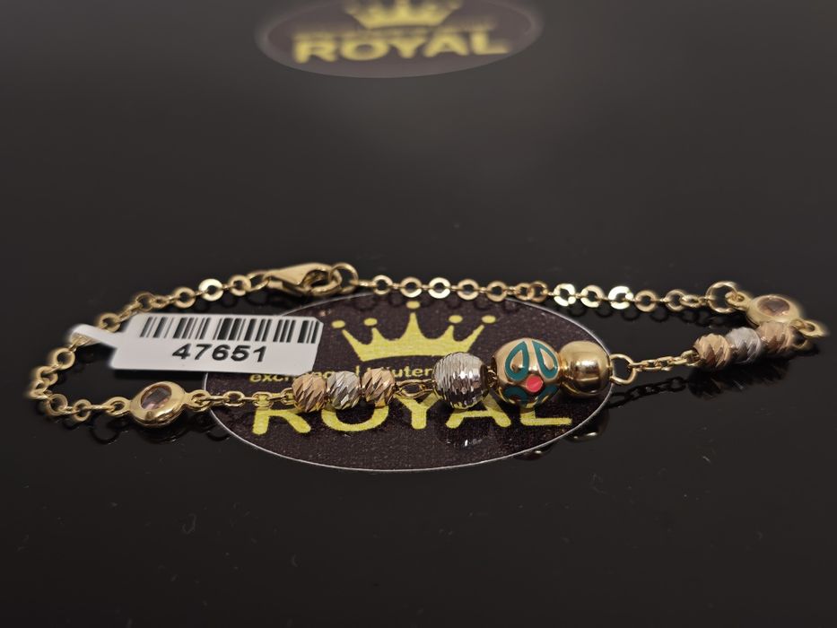 Bijuteria Royal: Brățară aur 14k 4.69 gr
