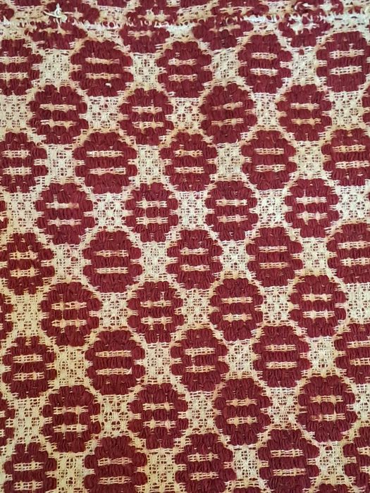 Вълнена покривка за Приста.Фабрично производство Ръчно тъкана покривка