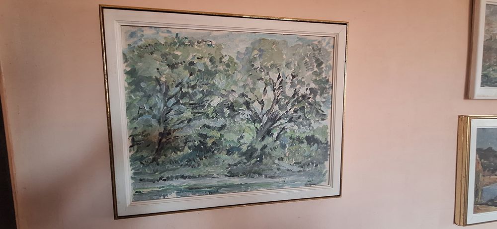 Оригинална картина – Стефан Бъчваров (Певецът на Тунджа), 1986 г.