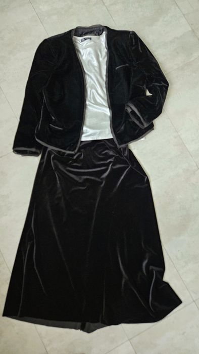 Mango  blazer catifea L