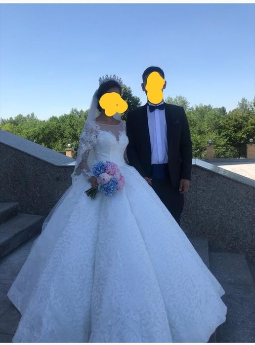 Свадьебное платья кекс