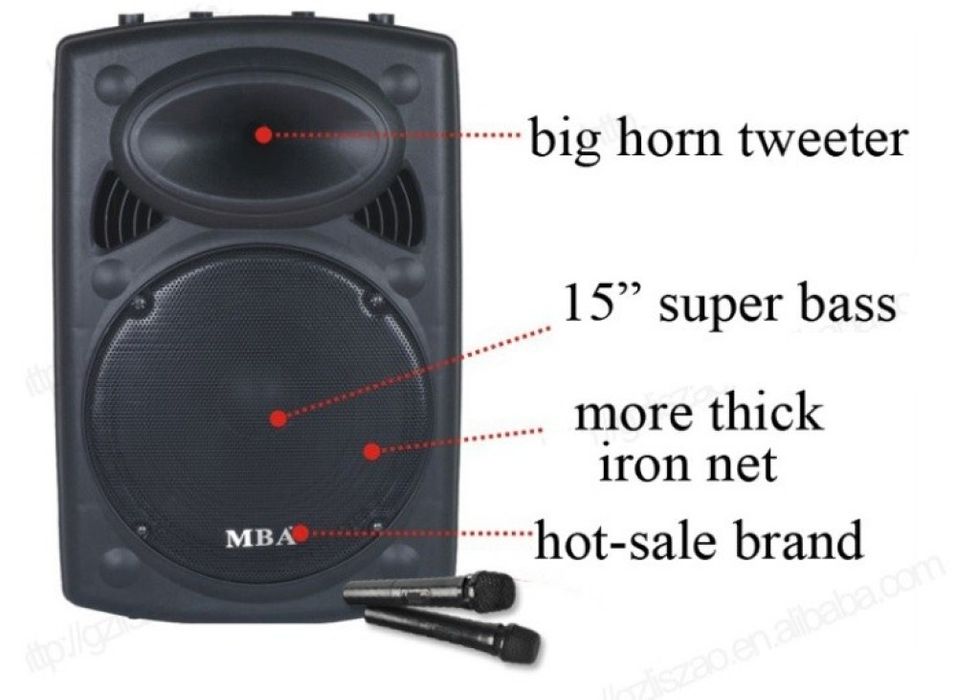 Активна тонколона MBA W-15