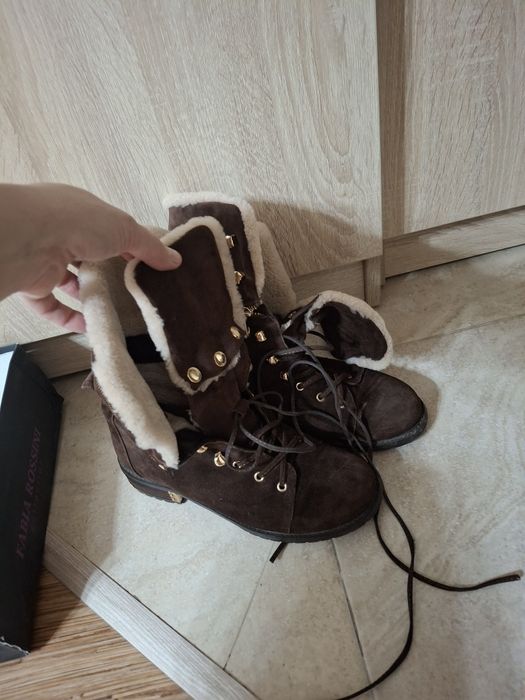 Ботинки зимние р 38