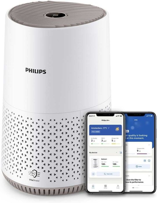Пречиствател за въздух Philips Light Cleaner, за хора с алергия, HEPA филтър, к44 кв AC0650