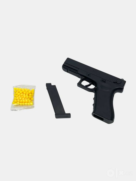 Металлический страйкбольный пистолет C7 Glock 6мм, игрушечное оружие