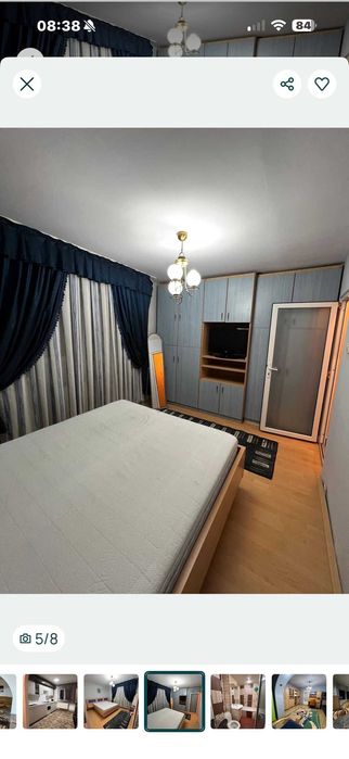 Vand apartament cu 3 camere mobilat ,zona Andrei Muresanu