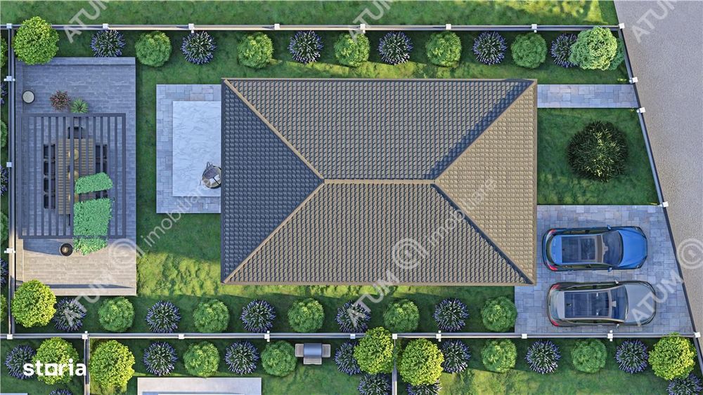 Casa individuala la cheie 4 camere decomandate 116 mp utili