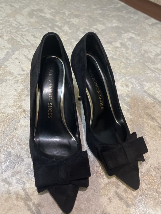 Туфли замшевые