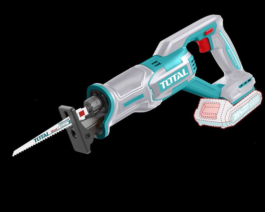 Fierastrau sabie TOTAL 20V Li-Ion, (nu include bateria si incarcatorul
