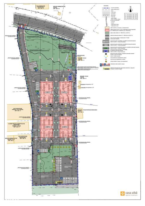 Calea Chisinaului - la strada, 4 hale disponibile, 599mp fiecare