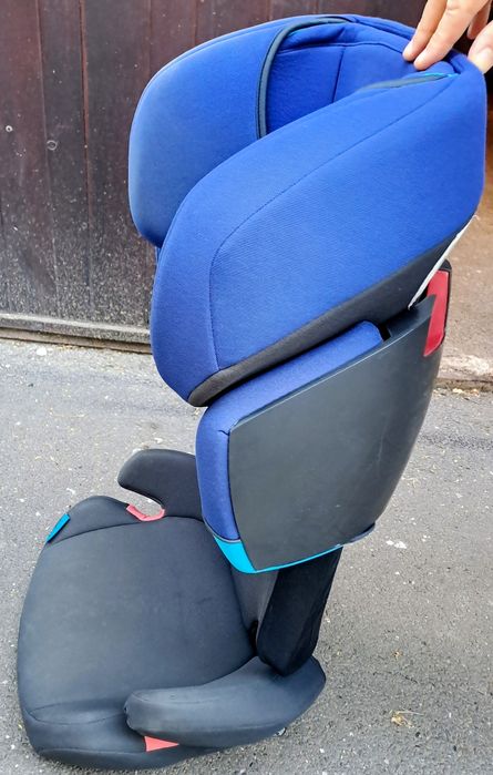 Cybex scaun auto iso fix negru si albastru