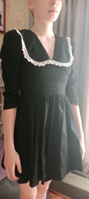 Шикарное чёрное платье