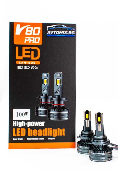 LED Крушки HB4 (9006) 100w 10000LM,12-24v canbus
