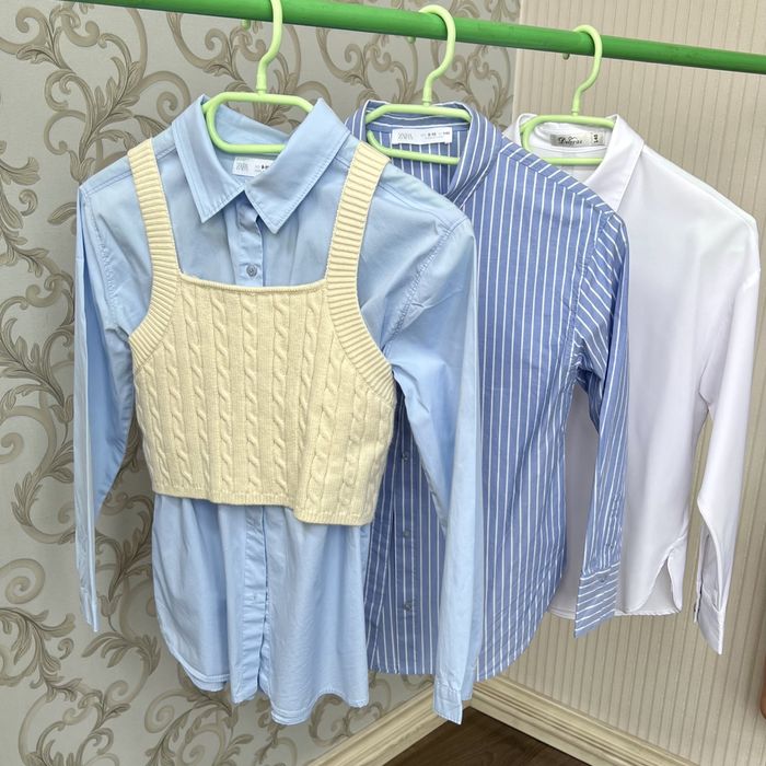 Рубашки для девочки 9-10лет. Школа