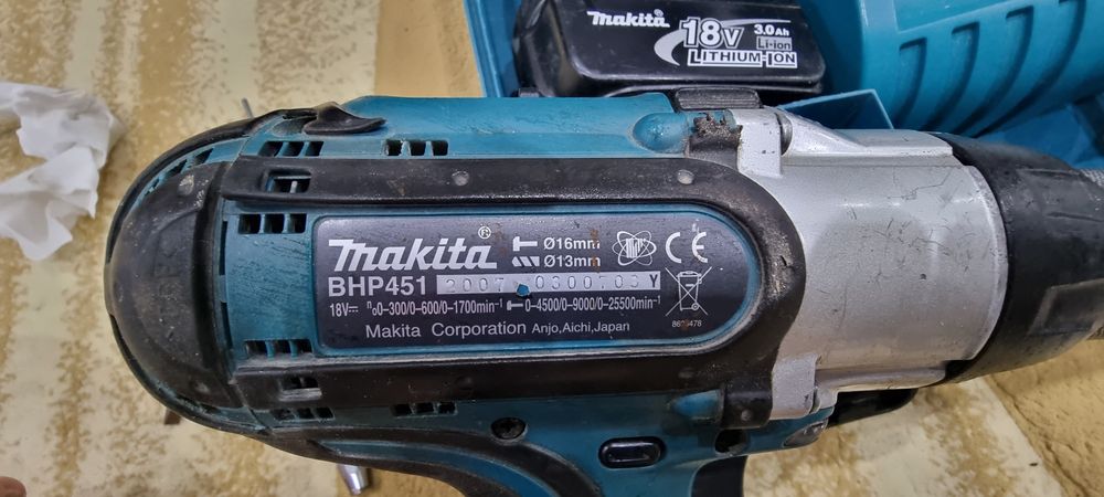 Vand filetanta de impact si bormasina cu percutie makita