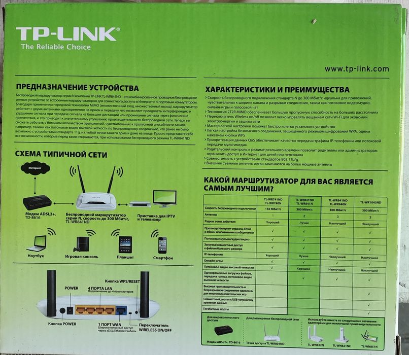 Беспроводной маршрутизатор TP-Link